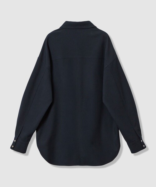 allureville(アルアバイル)の「サキソニーCPOシャツ(シャツ/ブラウス・レディース・グレー系その他/ネイビー・2)」の9枚目の写真
