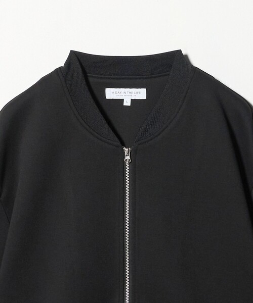 A DAY IN THE LIFE UNITED ARROWS(アデイインザライフユナイテッドアローズ)の「ダンボール リブ ジップブルゾン<A DAY IN THE LIFE>(ブルゾン・メンズ・ブラック/オリーブ・S/L/M)」の10枚目の写真