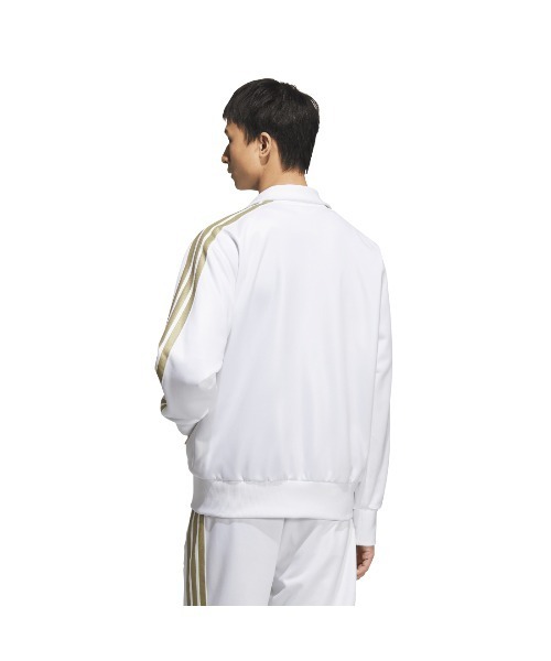 adidas(アディダス)の「アディダス adidas Staygoldレギュラーフィット トラックトップ(ジャージ・メンズ・ブラック×ブラック/ホワイト×ゴールド/ブラック×ゴールド・3L/LL/L/M/S)」の5枚目の写真