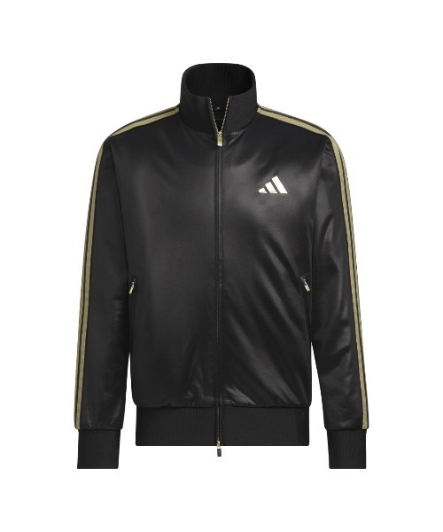 adidas(アディダス)の「アディダス adidas Staygoldレギュラーフィット トラックトップ(ジャージ・メンズ・ブラック×ブラック/ホワイト×ゴールド/ブラック×ゴールド・3L/LL/L/M/S)」の18枚目の写真