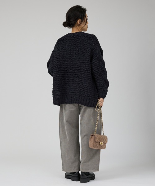 RED CARD TOKYO（レッドカード）の「【RED CARD/レッドカード】Oregon クロップド丈バルーンコーディロイパンツ（その他パンツ・レディース・グレー・23/24/25/22）」の6枚目の写真