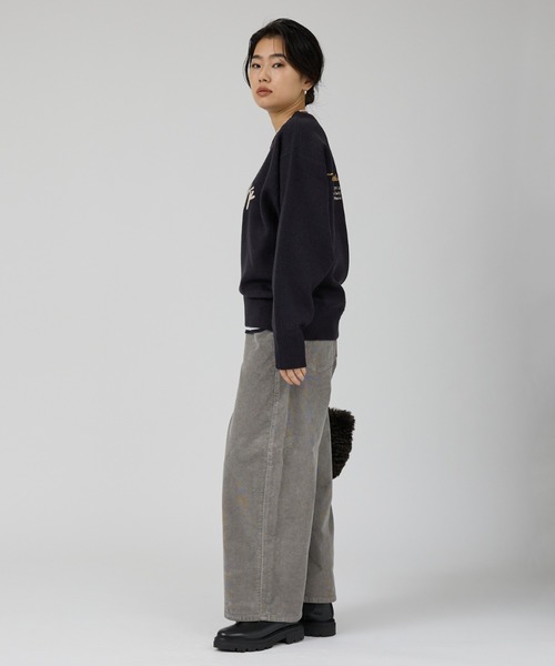 RED CARD TOKYO（レッドカード）の「【RED CARD/レッドカード】Oregon クロップド丈バルーンコーディロイパンツ（その他パンツ・レディース・グレー・23/24/25/22）」の11枚目の写真