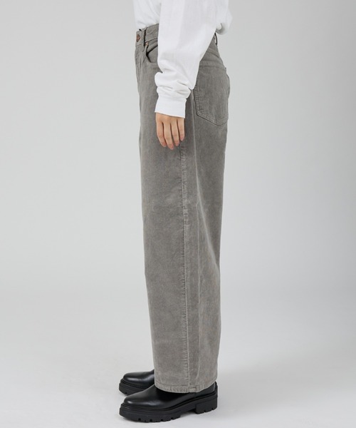 RED CARD TOKYO（レッドカード）の「【RED CARD/レッドカード】Oregon クロップド丈バルーンコーディロイパンツ（その他パンツ・レディース・グレー・23/24/25/22）」の18枚目の写真