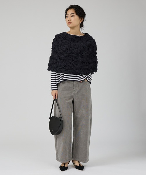 RED CARD TOKYO（レッドカード）の「【RED CARD/レッドカード】Oregon クロップド丈バルーンコーディロイパンツ（その他パンツ・レディース・グレー・23/24/25/22）」の15枚目の写真