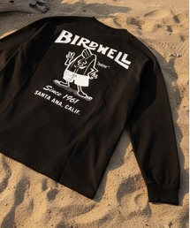 【BIRDWELL/バードウェル】61 LS T-SHIRT　JAPAN LIMITED　日本別注　バックプリント　ブランドロゴ　ロンT