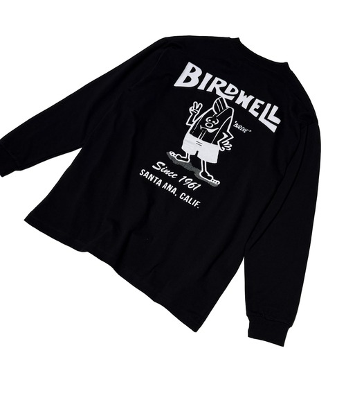 BIRDWELL(バードウェル)の「【BIRDWELL/バードウェル】61 LS T-SHIRT JAPAN LIMITED 日本別注 バックプリント ブランドロゴ ロンT(Tシャツ/カットソー・メンズ・ホワイト/ネイビー/ブラック・X-LARGE/MEDIUM/LARGE/SMALL)」の12枚目の写真