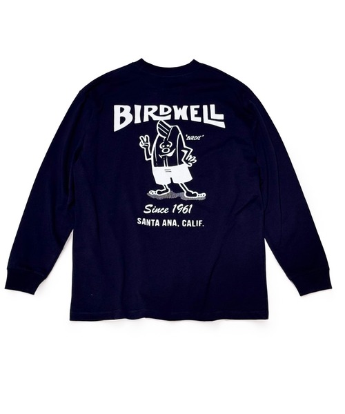 BIRDWELL(バードウェル)の「【BIRDWELL/バードウェル】61 LS T-SHIRT JAPAN LIMITED 日本別注 バックプリント ブランドロゴ ロンT(Tシャツ/カットソー・メンズ・ホワイト/ネイビー/ブラック・X-LARGE/MEDIUM/LARGE/SMALL)」の16枚目の写真