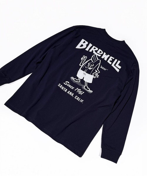 BIRDWELL(バードウェル)の「【BIRDWELL/バードウェル】61 LS T-SHIRT JAPAN LIMITED 日本別注 バックプリント ブランドロゴ ロンT(Tシャツ/カットソー・メンズ・ホワイト/ネイビー/ブラック・X-LARGE/MEDIUM/LARGE/SMALL)」の17枚目の写真