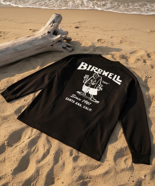 BIRDWELL(バードウェル)の「【BIRDWELL/バードウェル】61 LS T-SHIRT JAPAN LIMITED 日本別注 バックプリント ブランドロゴ ロンT(Tシャツ/カットソー・メンズ・ホワイト/ネイビー/ブラック・X-LARGE/MEDIUM/LARGE/SMALL)」の9枚目の写真