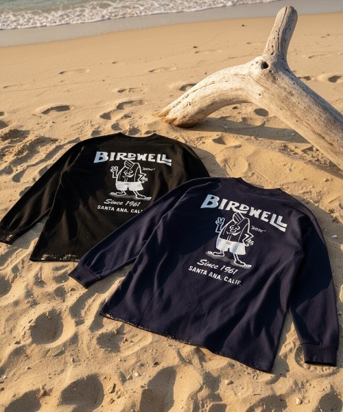 BIRDWELL(バードウェル)の「【BIRDWELL/バードウェル】61 LS T-SHIRT JAPAN LIMITED 日本別注 バックプリント ブランドロゴ ロンT(Tシャツ/カットソー・メンズ・ホワイト/ネイビー/ブラック・X-LARGE/MEDIUM/LARGE/SMALL)」の8枚目の写真