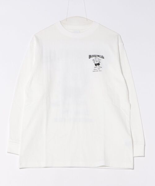 BIRDWELL(バードウェル)の「【BIRDWELL/バードウェル】61 LS T-SHIRT JAPAN LIMITED 日本別注 バックプリント ブランドロゴ ロンT(Tシャツ/カットソー・メンズ・ホワイト/ネイビー/ブラック・X-LARGE/MEDIUM/LARGE/SMALL)」の7枚目の写真