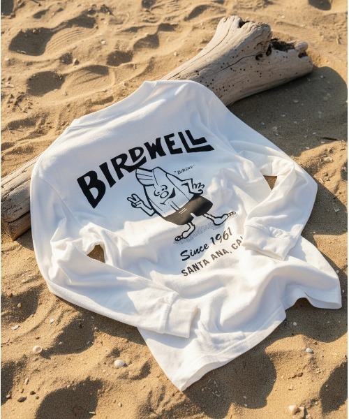BIRDWELL(バードウェル)の「【BIRDWELL/バードウェル】61 LS T-SHIRT JAPAN LIMITED 日本別注 バックプリント ブランドロゴ ロンT(Tシャツ/カットソー・メンズ・ホワイト/ネイビー/ブラック・X-LARGE/MEDIUM/LARGE/SMALL)」の5枚目の写真