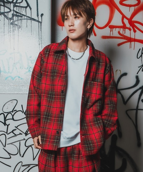 improves（インプローブス）の「ビッグシルエット チェック カバーオール（カバーオール・メンズ・A/B/C・MEDIUM/SMALL/LARGE）」の2枚目の写真