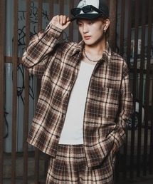 improves（インプローブス）の「ビッグシルエット チェック カバーオール（カバーオール）」