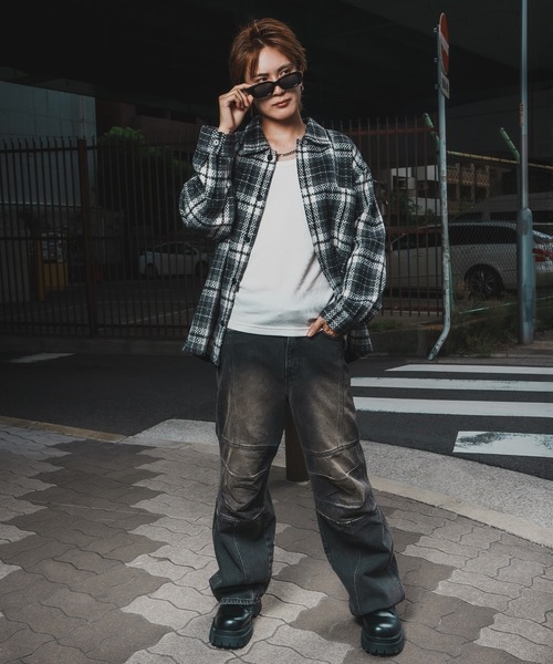 improves（インプローブス）の「ビッグシルエット チェック カバーオール（カバーオール・メンズ・A/B/C・MEDIUM/SMALL/LARGE）」の7枚目の写真