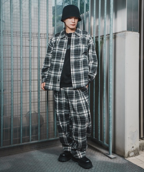 improves（インプローブス）の「ビッグシルエット チェック カバーオール（カバーオール・メンズ・A/B/C・MEDIUM/SMALL/LARGE）」の9枚目の写真