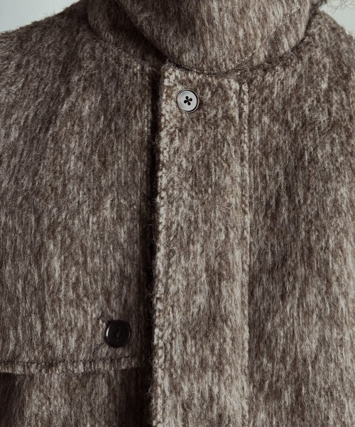 Classical Origin（クラシカルオリジン）の「シャギーファー素材2way襟デザインブルゾン／Shaggy Fur 2-Way Collar Design Blouson（ブルゾン・メンズ・ブラウン/グレー・SMALL/MEDIUM/LARGE）」の21枚目の写真