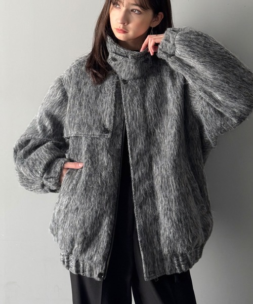 2way shaggy jacket / フリルシャギージャケット 2way shaggy jacket / フリルシャギージャケット - メルカリ