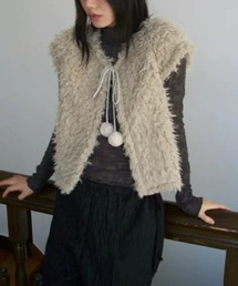 Vipoa（ヴィポア）の「モコモコノースリーブベスト（その他アウター）」