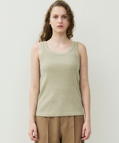 ピグメント針抜きタンクトップ