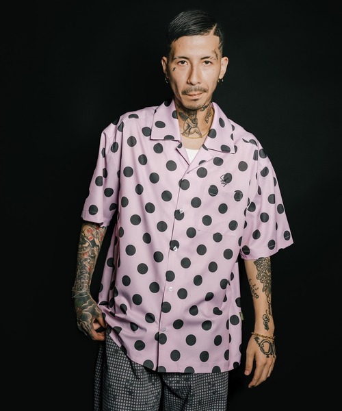 Subciety（サブサエティ）の「Dot shirt（シャツ/ブラウス・メンズ・ブラック/ピンク/グリーン・SMALL/MEDIUM/LARGE/X-LARGE）」の13枚目の写真