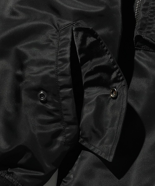 Valley Apparel(バレーアパレル)の「L-2B フライトナイロンジャケット/フライトジャケット(MA-1・メンズ・グレー系その他/ブラック・MEDIUM/LARGE/X-LARGE/SMALL)」の7枚目の写真