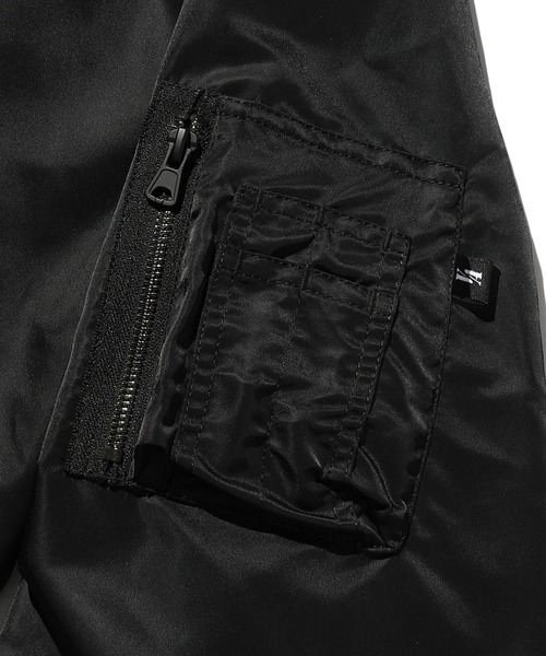 Valley Apparel(バレーアパレル)の「L-2B フライトナイロンジャケット/フライトジャケット(MA-1・メンズ・グレー系その他/ブラック・MEDIUM/LARGE/X-LARGE/SMALL)」の6枚目の写真