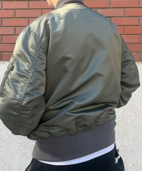Valley Apparel(バレーアパレル)の「L-2B フライトナイロンジャケット/フライトジャケット(MA-1・メンズ・グレー系その他/ブラック・MEDIUM/LARGE/X-LARGE/SMALL)」の15枚目の写真