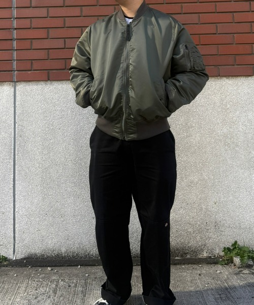 Valley Apparel(バレーアパレル)の「L-2B フライトナイロンジャケット/フライトジャケット(MA-1・メンズ・グレー系その他/ブラック・MEDIUM/LARGE/X-LARGE/SMALL)」の18枚目の写真
