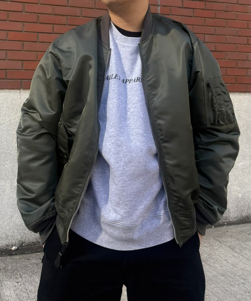 Valley Apparel(バレーアパレル)の「L-2B フライトナイロンジャケット/フライトジャケット(MA-1・メンズ・グレー系その他/ブラック・MEDIUM/LARGE/X-LARGE/SMALL)」の16枚目の写真