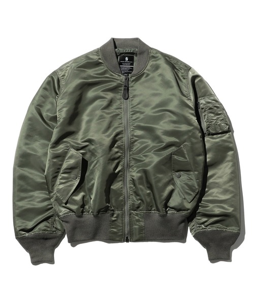 Valley Apparel(バレーアパレル)の「L-2B フライトナイロンジャケット/フライトジャケット(MA-1・メンズ・グレー系その他/ブラック・MEDIUM/LARGE/X-LARGE/SMALL)」の19枚目の写真