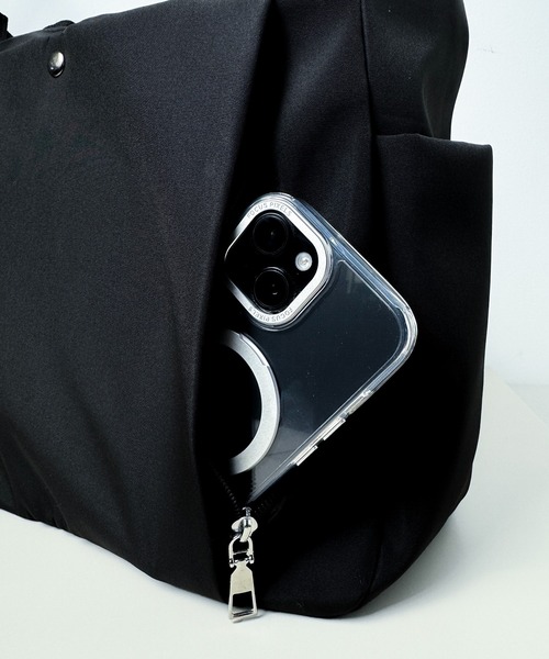 folka（フォルカ）の「10D39-MZ 2wayトートバッグ 取り外し可能ショルダー ポケット付（トートバッグ・レディース・ブラック/ホワイト・ONESIZE）」の13枚目の写真