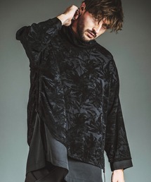 NO ID. | 【NO ID.】Layered Turtleneck Big Pullover / レイヤード タートルネック ビッグ プルオーバー(ニット/セーター)