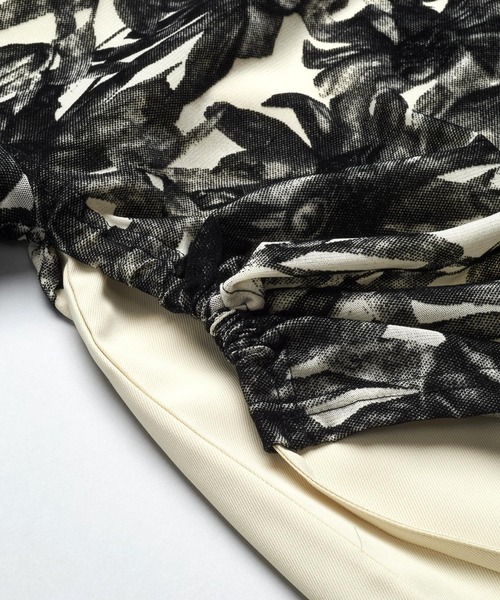 NO ID.（ノーアイディ）の「【NO ID.】Layered Turtleneck Big Pullover / レイヤード タートルネック ビッグ プルオーバー（ニット/セーター・メンズ・ブラック/グレー/ホワイト・ONE SIZE）」の18枚目の写真