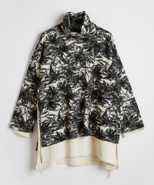 NO ID.（ノーアイディ）の「【NO ID.】Layered Turtleneck Big Pullover / レイヤード タートルネック ビッグ プルオーバー（ニット/セーター・メンズ・ブラック/グレー/ホワイト・ONE SIZE）」の10枚目の写真