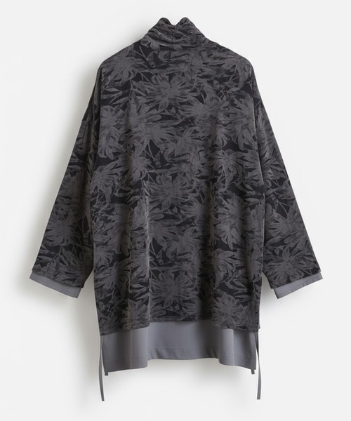 NO ID.（ノーアイディ）の「【NO ID.】Layered Turtleneck Big Pullover / レイヤード タートルネック ビッグ プルオーバー（ニット/セーター・メンズ・ブラック/グレー/ホワイト・ONE SIZE）」の14枚目の写真