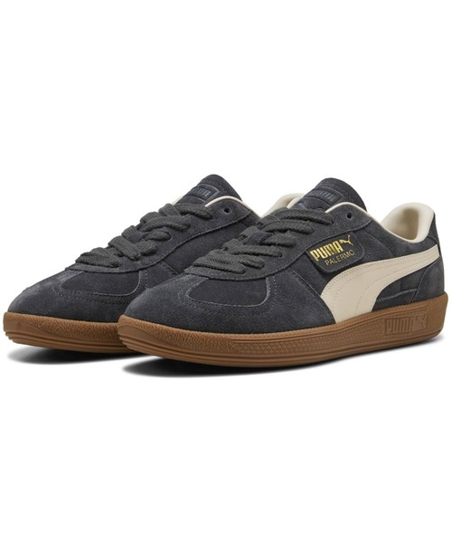 PUMA(プーマ)の「PUMA PALERMO / プーマ パレルモ(スニーカー・メンズ・グレー・23.5cm/24.5cm/25.5cm/26.5cm/27.5cm/28.5cm/29.5cm/23.0cm/24.0cm/25.0cm/26.0cm/27.0cm/28.0cm)」の1枚目の写真