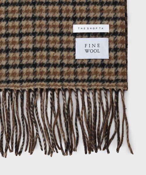 THE SHOP TK （ザ ショップ ティーケー ）の「ウールリバーシブルマフラー（マフラー・メンズ・モスグリーン/ダークグレー/ダークブラウン・00）」の7枚目の写真