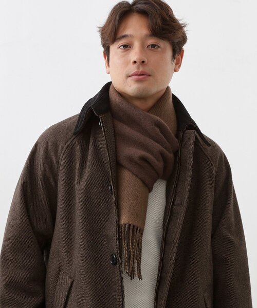 THE SHOP TK （ザ ショップ ティーケー ）の「ウールリバーシブルマフラー（マフラー・メンズ・モスグリーン/ダークグレー/ダークブラウン・00）」の10枚目の写真