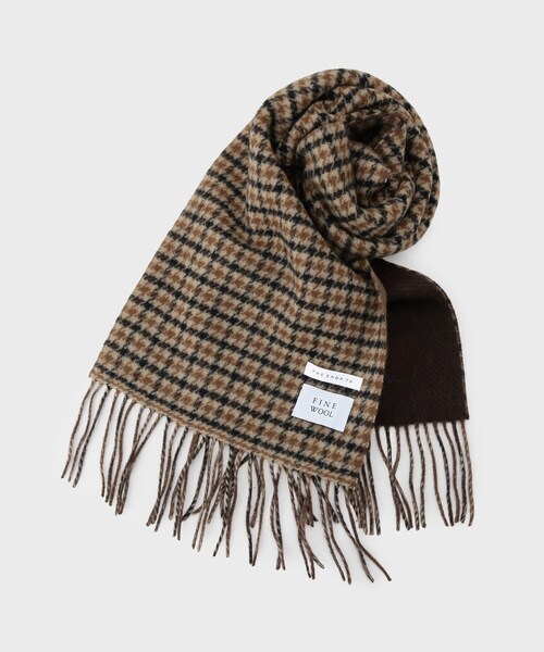 THE SHOP TK （ザ ショップ ティーケー ）の「ウールリバーシブルマフラー（マフラー・メンズ・モスグリーン/ダークグレー/ダークブラウン・00）」の11枚目の写真