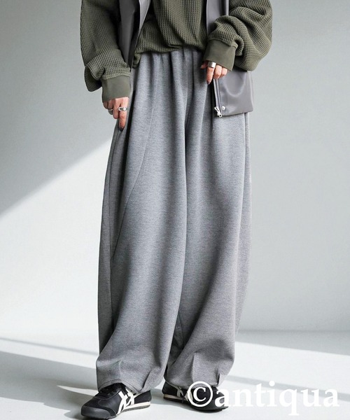 antiqua(アンティカ)の「スウェットパンツ(スウェットパンツ・レディース・グレー/ブラック・MEDIUM/LARGE)」の2枚目の写真
