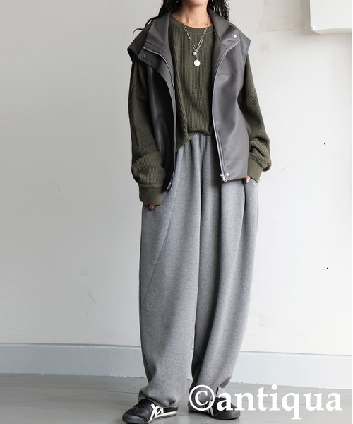 antiqua(アンティカ)の「スウェットパンツ(スウェットパンツ・レディース・グレー/ブラック・MEDIUM/LARGE)」の7枚目の写真