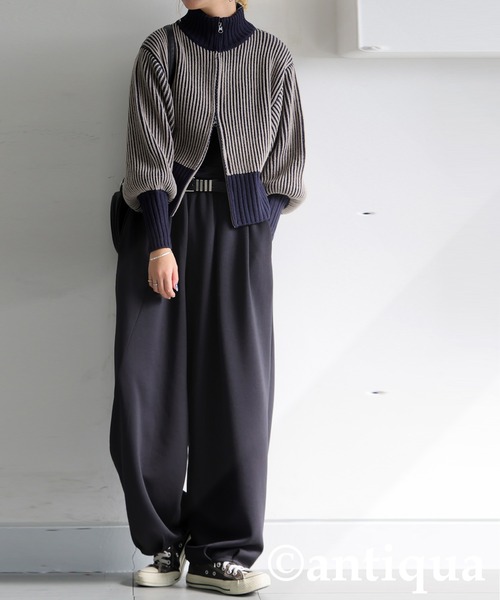 antiqua(アンティカ)の「スウェットパンツ(スウェットパンツ・レディース・グレー/ブラック・MEDIUM/LARGE)」の3枚目の写真