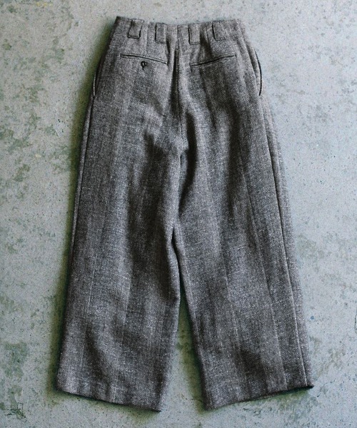 検*士様 WOOL LINEN OXFORD BAGS m14513067485_2.jpg?1734010576