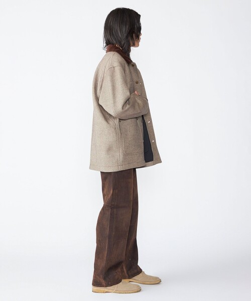 SHIPS（シップス）の「SHIPS: ウール ボンディング カバーオール（カバーオール・メンズ・ブラウン/ネイビー/グレー・MEDIUM/LARGE）」の12枚目の写真