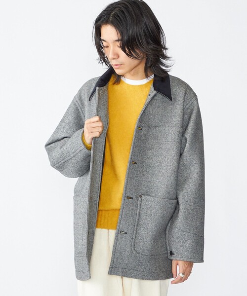 SHIPS（シップス）の「SHIPS: ウール ボンディング カバーオール（カバーオール・メンズ・ブラウン/ネイビー/グレー・MEDIUM/LARGE）」の19枚目の写真
