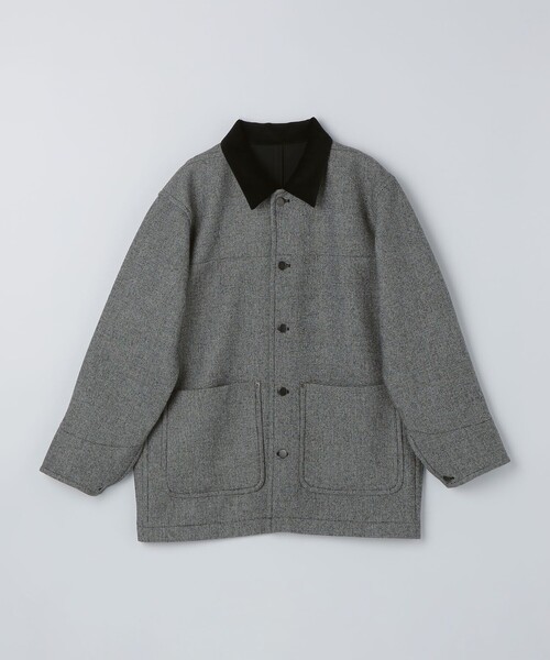 SHIPS（シップス）の「SHIPS: ウール ボンディング カバーオール（カバーオール・メンズ・ブラウン/ネイビー/グレー・MEDIUM/LARGE）」の5枚目の写真