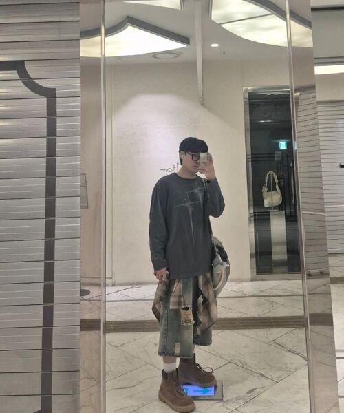 FLAREUP(フレアアップ)の「Wave Handmade Gym Sack - Gray (FL-724)(バックパック/リュック・レディース・グレー・FREE)」の16枚目の写真