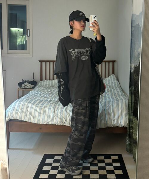 FLAREUP(フレアアップ)の「Wave Handmade Gym Sack - Gray (FL-724)(バックパック/リュック・レディース・グレー・FREE)」の14枚目の写真