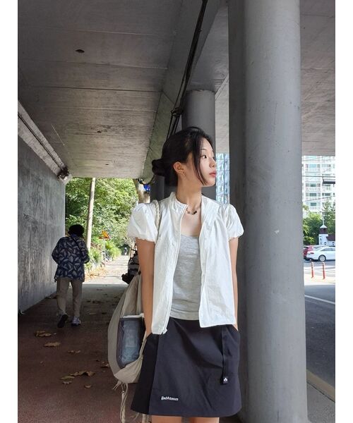 FLAREUP(フレアアップ)の「Wave Handmade Gym Sack - Gray (FL-724)(バックパック/リュック・レディース・グレー・FREE)」の7枚目の写真